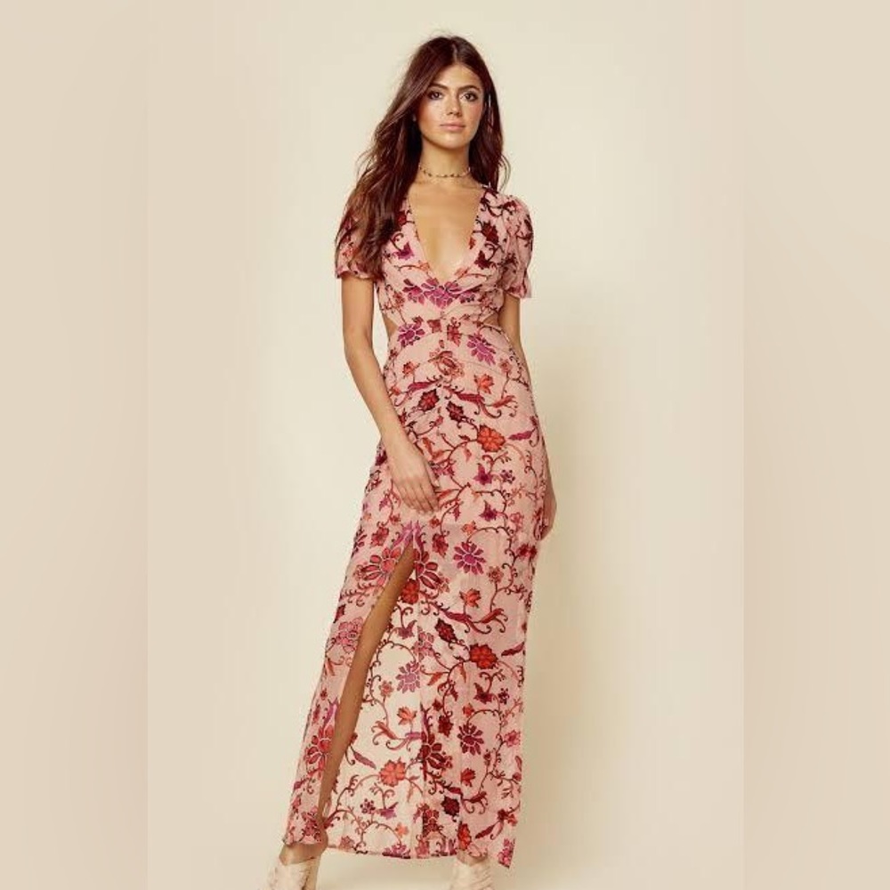 For Love and Lemons Saffron Maxi Dress NWOT